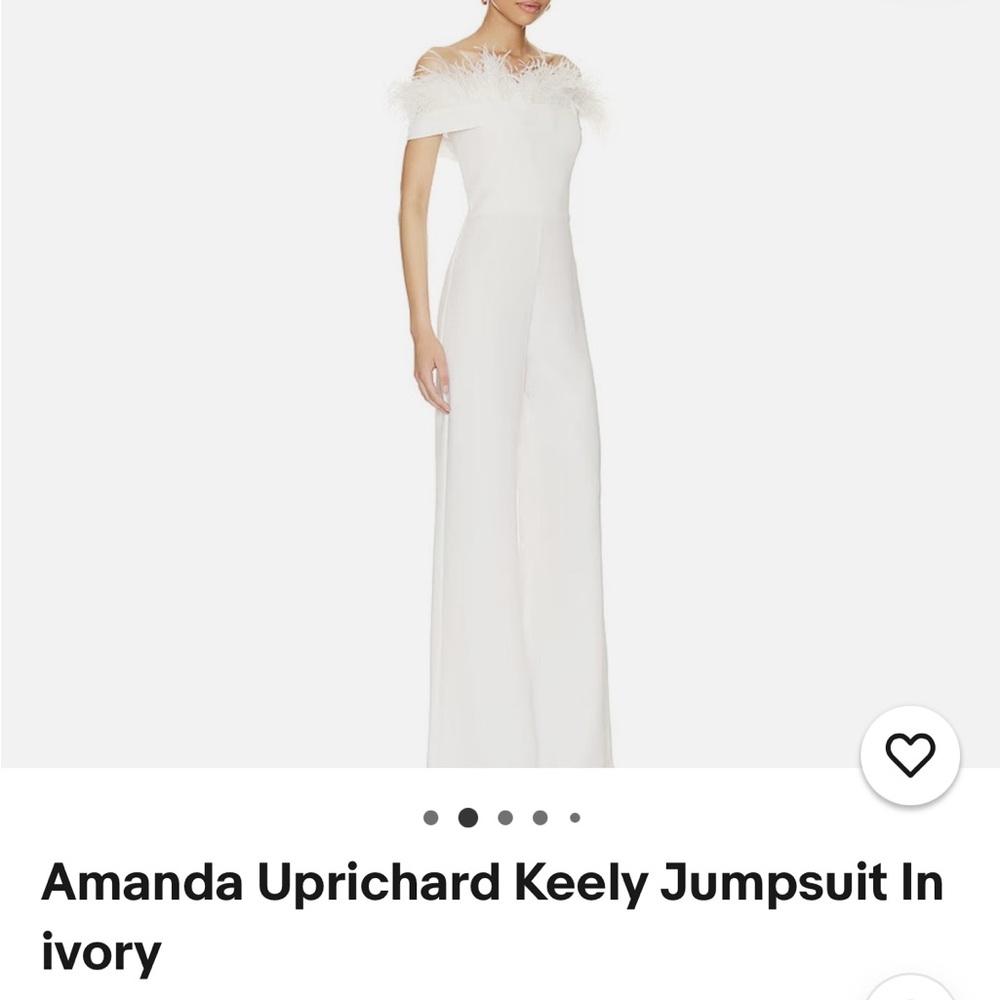 Amanda Uprichard Ivory Jumpsuit